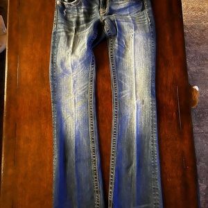 Miss Me Jeans Low Rise Straight Stretch